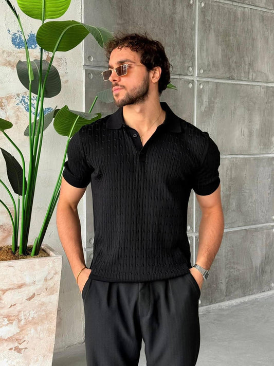 SAC ÖRGÜLÜ POLO YAKA