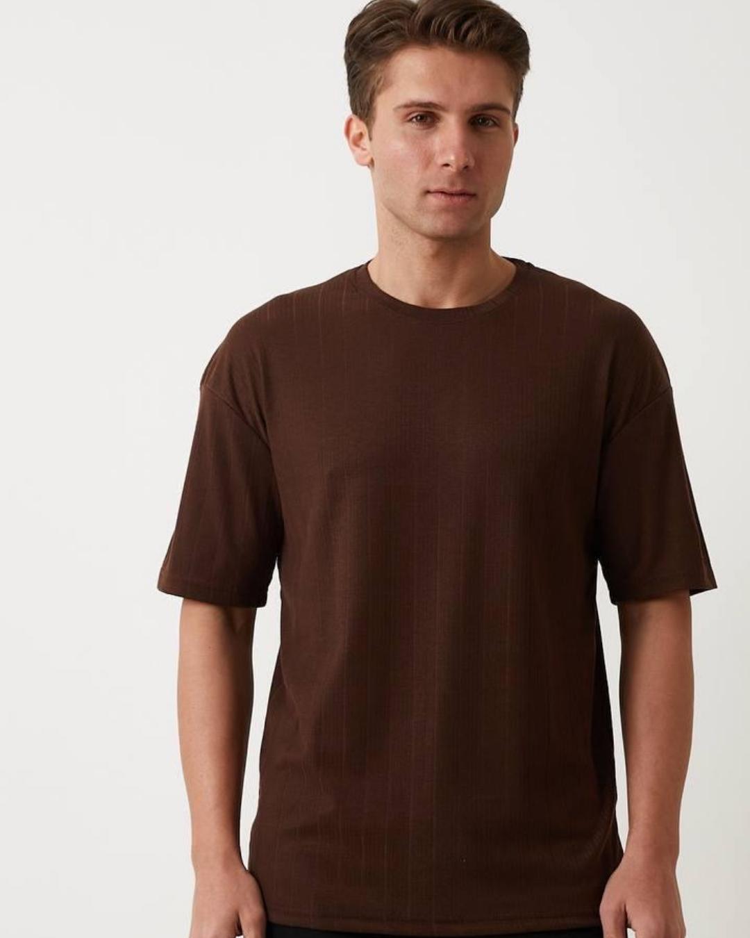Yuvarlak Yaka Cotton Tshirt Siyah