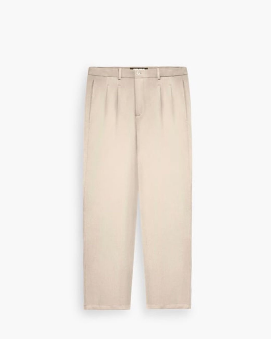 Bej Rengi Baggy Fit Erkek Kumaş Pantolon