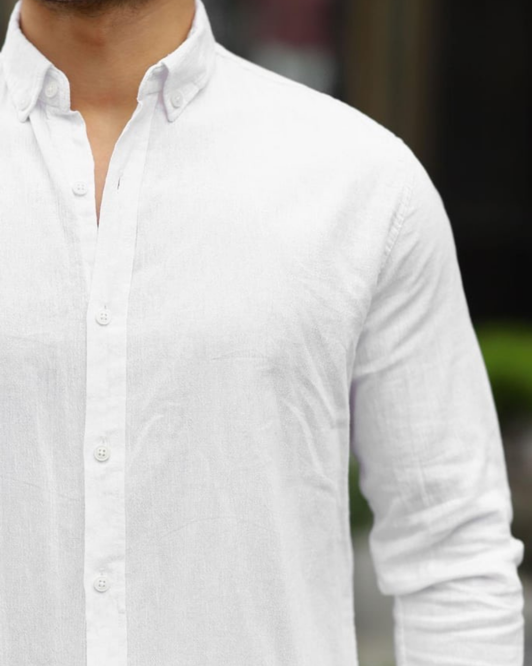 DarkCloud™ Slim Fit Düğmeli Gömlek – Siyah