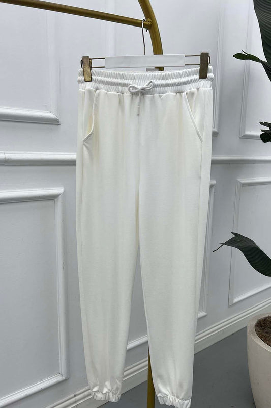 %100 COTTON LASTİKLİ PAÇA ESOFMAN ALT