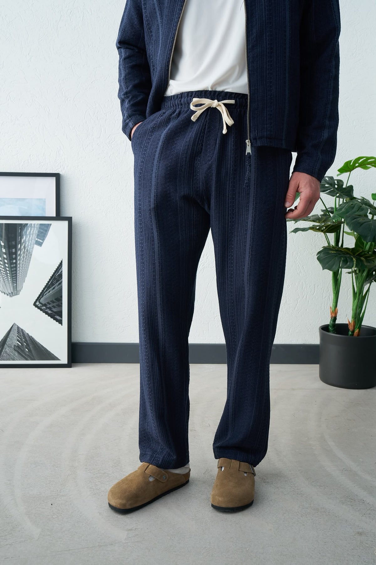 BAGGY DESENLİ ALT PANTOLON