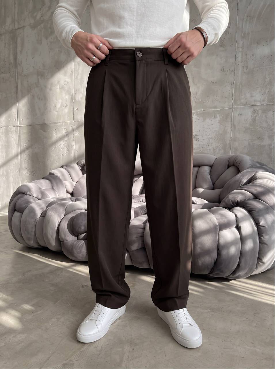 Baggy Fit Kumaş Pantolon