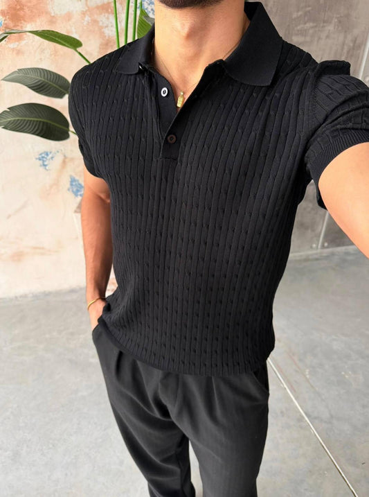 SAC ÖRGÜLÜ POLO YAKA