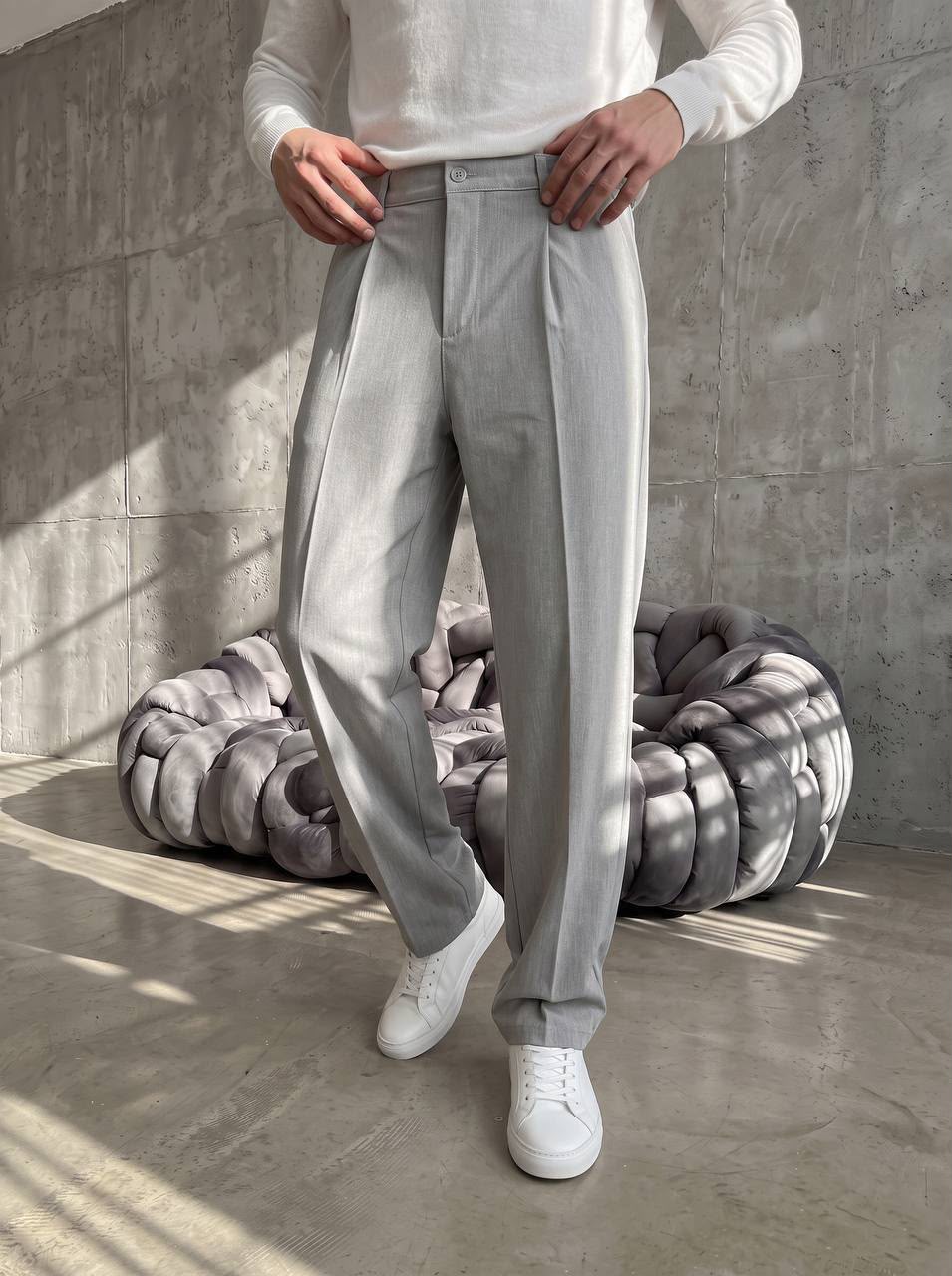 Baggy Fit Kumaş Pantolon