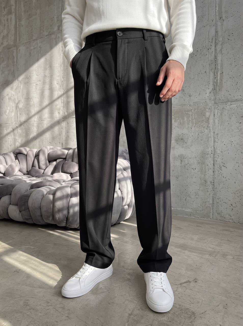 Baggy Fit Kumaş Pantolon
