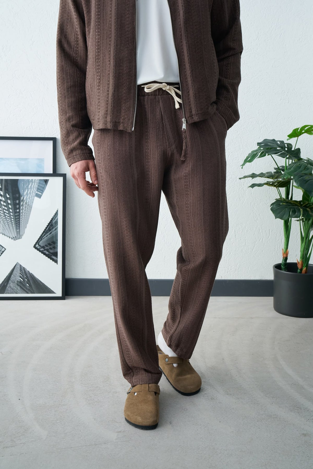 BAGGY DESENLİ ALT PANTOLON
