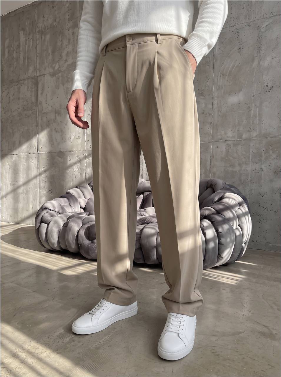 Baggy Fit Kumaş Pantolon