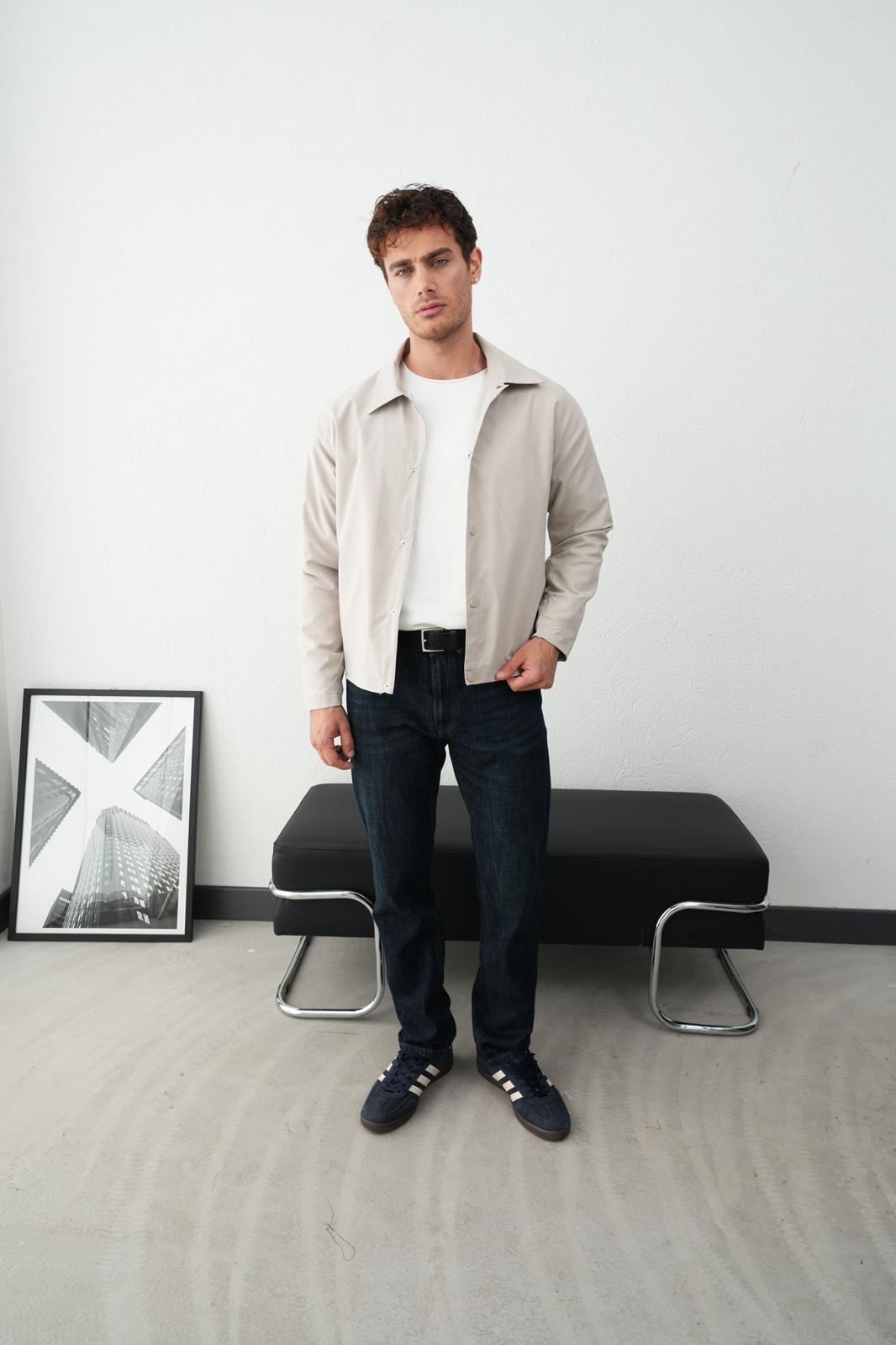 DÜĞMELİ YAĞMURLUK CEKET