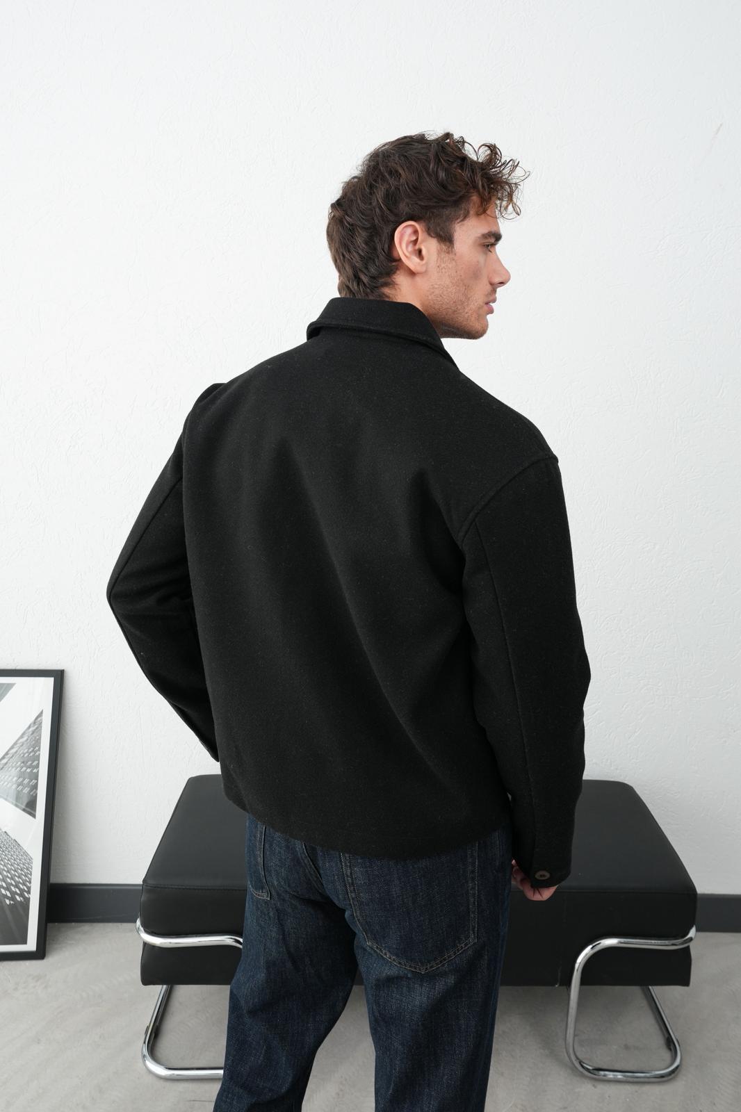 DÜZ KAŞE DÜĞMELİ CEKET