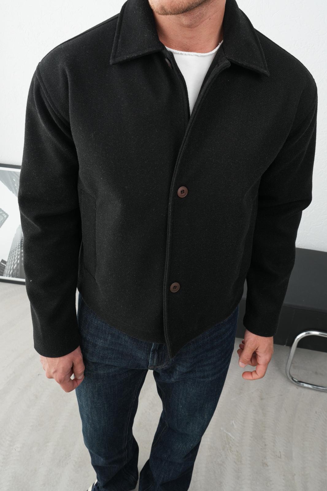 DÜZ KAŞE DÜĞMELİ CEKET