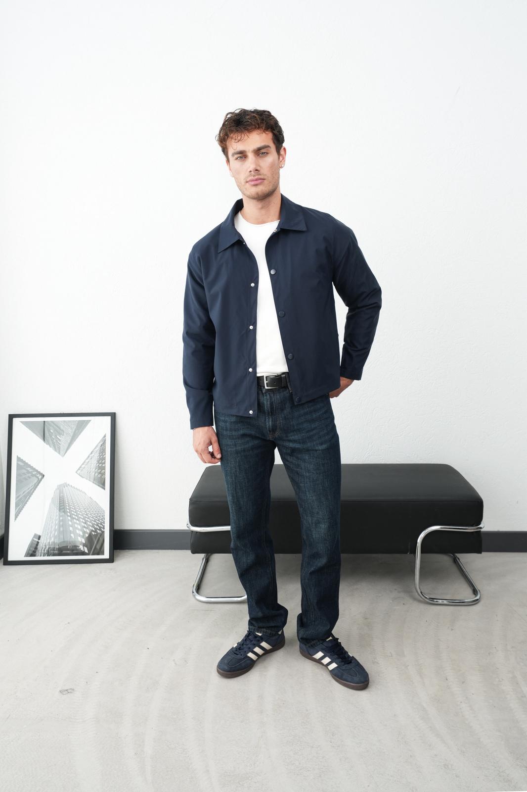 DÜĞMELİ YAĞMURLUK CEKET