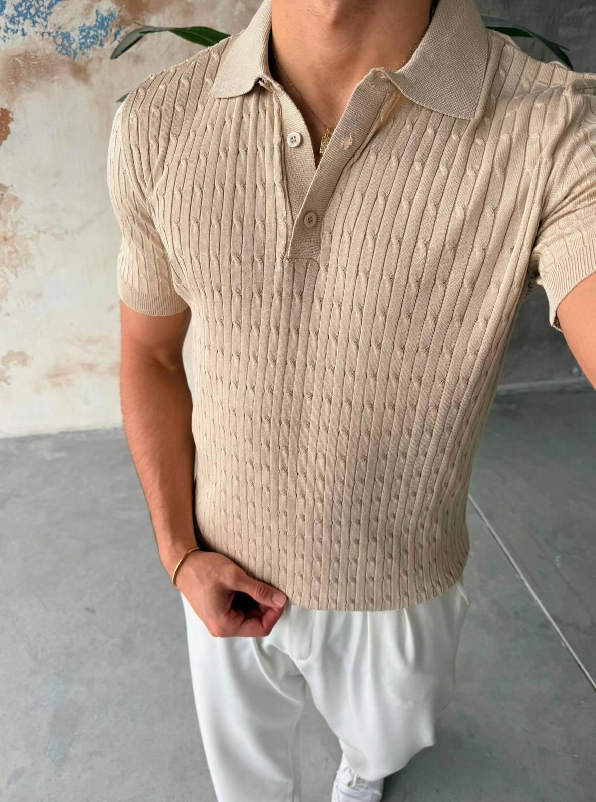 SAC ÖRGÜLÜ POLO YAKA