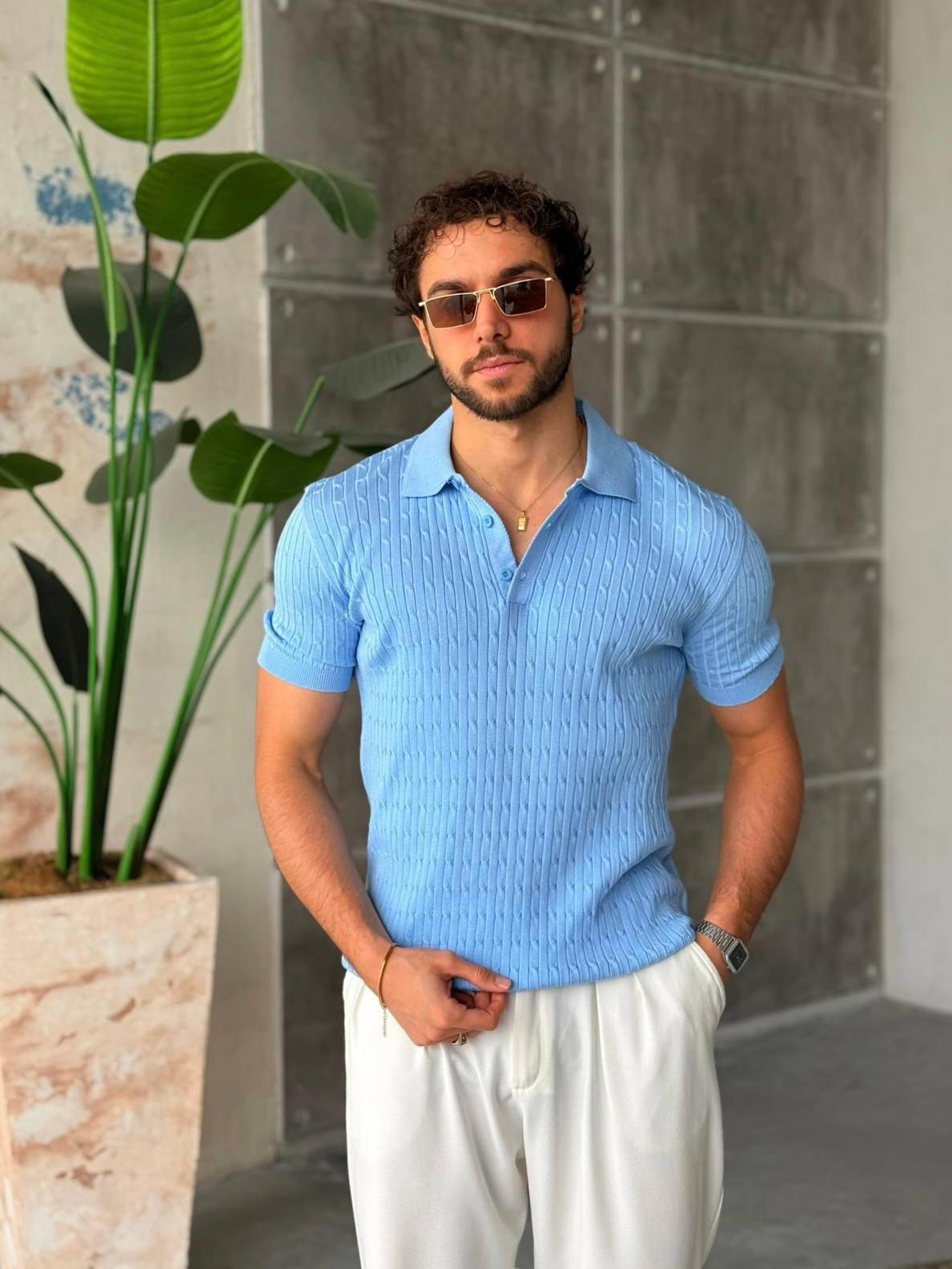 SAC ÖRGÜLÜ POLO YAKA