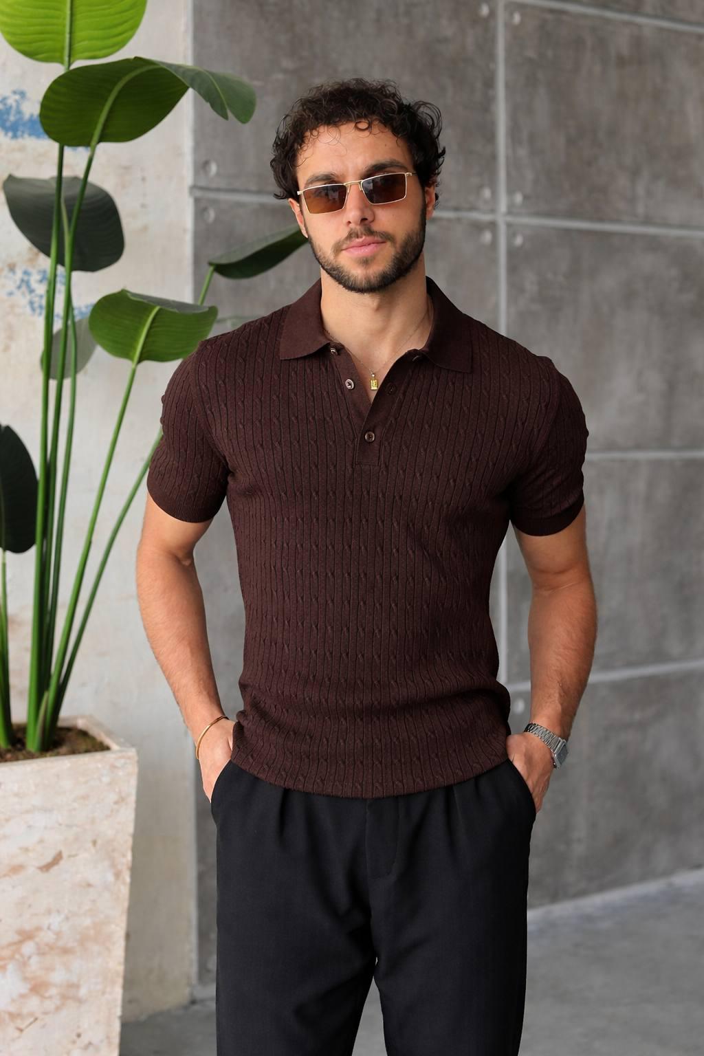 SAC ÖRGÜLÜ POLO YAKA
