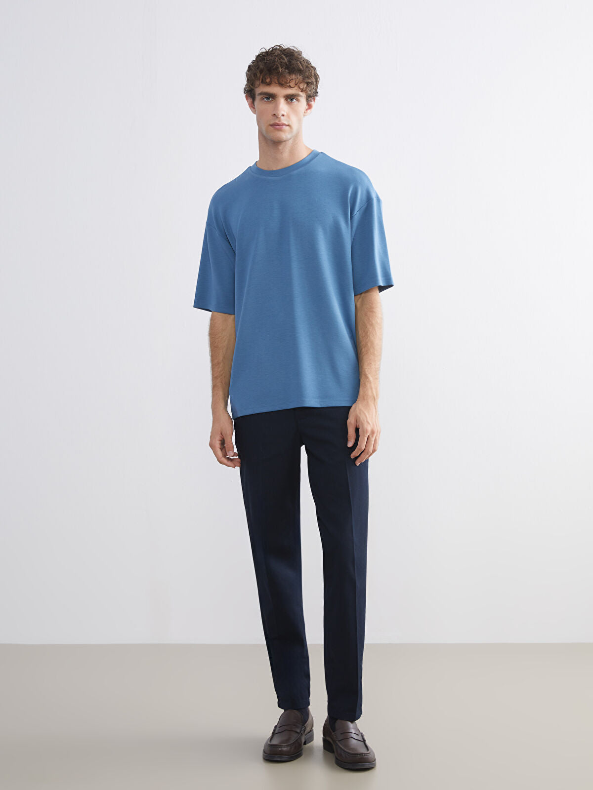 Erkek Oversize Basic T-Shirt
