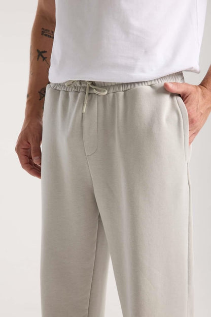 Baggy Kalıp Diagonal 3 İplik Kumaş Erkek Eşofman Altı Pantolon