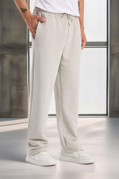 Baggy Kalıp Diagonal 3 İplik Kumaş Erkek Eşofman Altı Pantolon