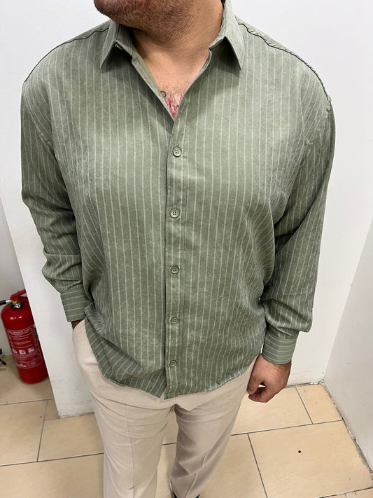 HAKİ OVERSİZE GÖMLEK